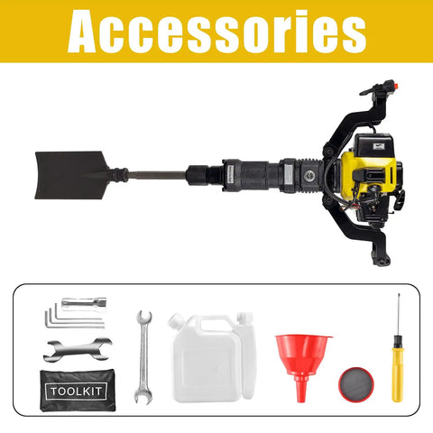 Gas Powered Planting Digger With High Torque Auger For Tree And Fence Posts Portable Earth Drill with accessories toolkit