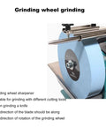 Electric Knife Sharpener Wet Stone Grinder Two Direction Multi Purpose Bench Tool With Ergonomic Handle and Durable Build crafted for precision blade sharpening.