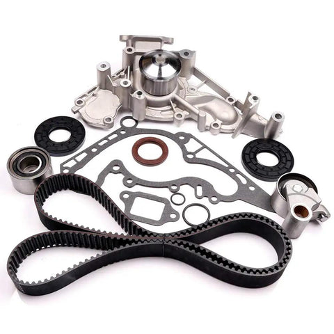 Premium Timing Belt Kit With Water Pump Hella Durable For Lexus Gs400 Gs430 Gx470 Ls400 Ls430 Lx470 Sc400 Sc430 And Toyota 4runner Original Fitment Keeps Your Rig Running Smooth Daily