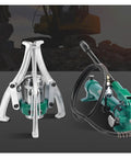 Pro Grade Split Hydraulic Puller Kit With Three-Jaw Universal Bearing And Pulley Remover, Heavy Duty Multi Function Puller
