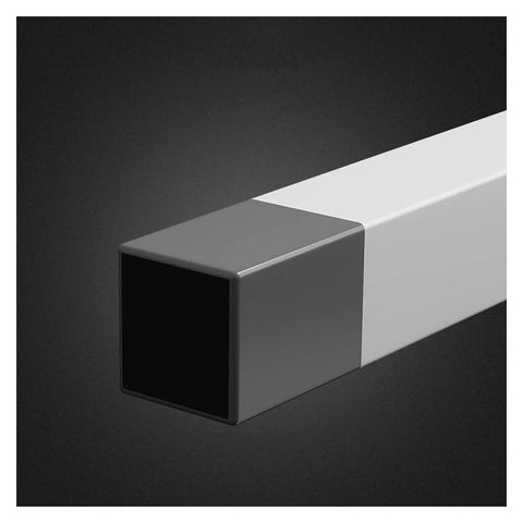 Close-up of Heavy Duty Multi Layer Bookshelf Floor Rack Steel Wood Stand corner fitting, showcasing sturdy steel finish.