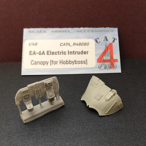 1 To 48 Scale EA-6A Intruder Cockpit Dashboard Accessories Kit For Model Aircraft, Unpainted, Unassembled shown with parts