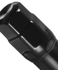Close-up of Heavy Duty 21 Piece Steel Wheel Lug Nuts With Anti Theft Hex Design for secure tire swaps.