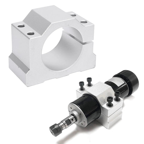 45mm CNC motor bracket with spindle clamp for routers