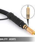 Mig Welding Gun 150A Gas Burner Torch With 4.6M Fixed Cable showing quality CNC joints and copper detail for conductivity