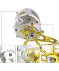 Heavy Duty Metal Fishing Reel For Deep Sea And Offshore Boat Fishing With Stainless Steel Bearings All Copper Transmission