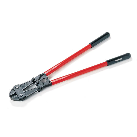 Beefy Heavy Duty 24 Inch Bolt Cutter With Hardened Alloy Steel Jaws For Cutting Bolts Screws Rivets Wire And Reinforcing Bar Center Cut Design Red Black Handle
