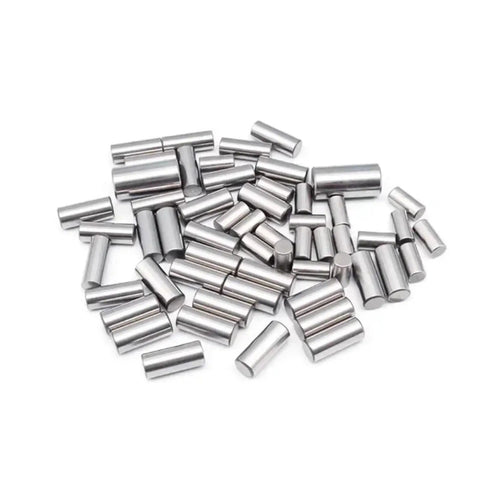 Five Hundred Piece HRC62 Bearing Steel Cylindrical Dowel Pins For Precision Alignment And Locating, M1, scattered view