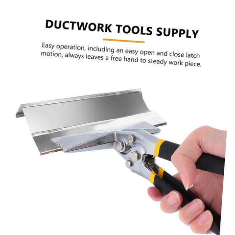 Heavy Duty Hand Seamer Tool For Ductwork Bending And Steel Plate Folding Ideal For Electricians And Hvac Pros Grippy Ergonomic Handle For Comfy Use