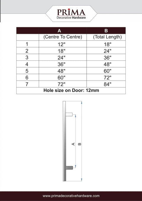 24 Inch Square Door Pull Handle Built Tough As Nails With 304 Stainless Steel In Sleek Black Finish Real Deal Heavy Duty Push And Pull Entry Door Hardware For Interior Exterior Front Pivot Glass Doors