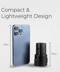 J1772 to Tesla Adapter 80 Amp 240V for All EVs Including Tesla Models S X 3 Y Cybertruck and NACS Alliance next to smartphone
