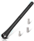 7 Inch Rubber Car Radio Antenna Mast For Universal Roof Mounts, FM AM Vehicle Antenna Replacement With M4 M5 M6 Screw Adapters