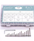 780 Piece Stainless Steel Sheet Metal Screws Assortment Kit Pan Head Self Tapping Screws In Sizes 4 6 8 10 304 Stainless