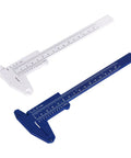 Plastic Vernier Caliper Two Pack 150 mm Mini Plastic Calipers For Students Portable To 6 Inch Measuring Tool Sliding Gauge