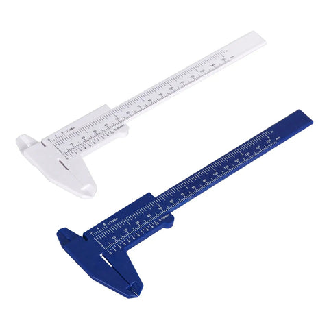 Plastic Vernier Caliper Two Pack 150 mm Mini Plastic Calipers For Students Portable To 6 Inch Measuring Tool Sliding Gauge
