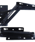 Heavy Duty Steel Spring Hinge 2 Pcs 80 Degree Lift Top For Cabinet Doors Sofa Beds And Furniture Lids Built To Last