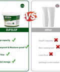 Comparison of DJFSLGF Drywall Patch Repair Kit, 18 Oz Spackle Wall Repair Paste with scraper, highlighting advantages over other products.