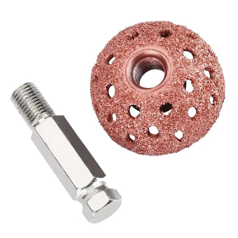 Get This 38mm Tire Repair Grinding Head With Coarse Grit Buffing Wheel And Linking Rod for tread prep and finish work.