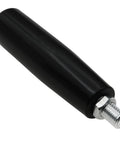 Revolving Hand Knob M10 Thread Handle for lathe milling table saw with black plastic housing and metal nut, smooth finish