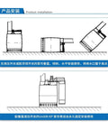 Heavy Duty Stainless Steel Submersible Drainage Pump Rock Solid Build For Basement Sewage Pool Water Transfer installation diagram.