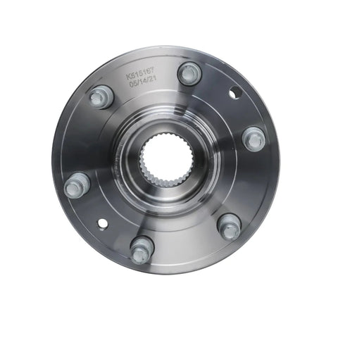 2 Pack Front Wheel Bearing Hubs Assembly For 2015-2021 Chevy Colorado And GMC Canyon 4WD Front 6 Bolt ABS Tone Ring Hub Replacement Bearings Set Premium Quality Replacement Kit viewed from top