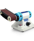Huge 350X50Mm Belt Sander Multi-Function Polisher For Metal Wood & Jade Engraving, compact design, adjustable sanding belt.