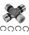 1310 Series U Joint Kit OSR Outside Snap Ring Universal Joint 1.062 Inch by 3.219 Inch with black rings.