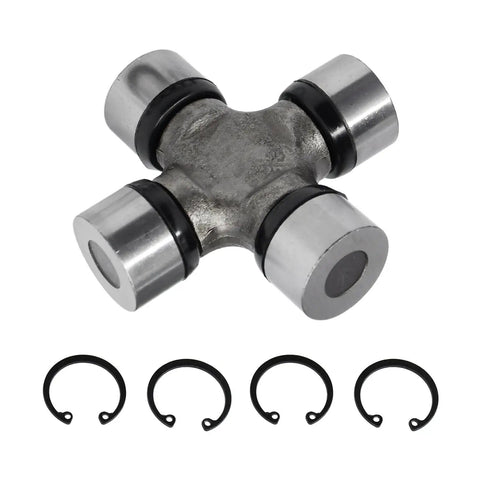 1310 Series U Joint Kit OSR Outside Snap Ring Universal Joint 1.062 Inch by 3.219 Inch with black rings.