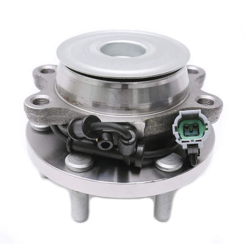 Front Wheel Hub Bearing Assembly Set Of 2 For 2005-2018 Nissan Frontier, 2005-2015 Xterra, 2005-2012 Pathfinder, 2009-2012 Suzuki Equator RWD 6-Lug ABS 2WD Only Durable Replacement Hubs For Smooth Steering And Quiet Ride.