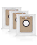 3L Dust Bags For L10s Ultra Robot Vacuum Replacement Kit with sealed lock-in design for hands-free cleaning, set of three bags.
