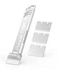 Panda Edge 3D Printer Scraper with Three Extra Blades for Safe Quick 3D Print Removal All Metal Build Plate Kit and Magnetic Storage