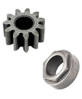 Steering Pinion Gear And Bushing Kit For MTD Cub Cadet Lawn Tractors LTX 1050 LT1046 shown with pinion gear and hex flange bushing