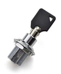 Beefy Zinc Alloy Cam Lock For Locker And Cabinet, Cylindrical Keyed Lock With 23mm Bore, Easy Install, Single Pack Keyed Security Lock