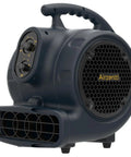 High Velocity 1100 CFM Industrial Air Mover Blower Fan For Rapid Water Damage Drying, dark gray, front and side view, 3 speed, ETL listed