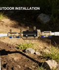 Outdoor installation of Detachable Pressure Vessel Low Maintenance Backflow Preventer With Double Check Valve Assembly