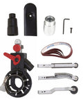 Tough As Nails Angled Grinder With 50mm Sanding Belt And M10 Interface adjustable parts and sanding belt for woodworking projects.