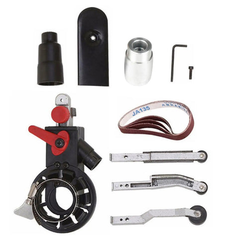 Tough As Nails Angled Grinder With 50mm Sanding Belt And M10 Interface adjustable parts and sanding belt for woodworking projects.