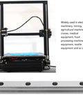 Heavy Duty Linear Guide Rail For CNC Machines And 3D Printers, High Precision Linear Motion Guideway With Smooth Sliding Rail System, Industrial Automation Quality, 200mm Bearing Steel installed on 3D printer frame