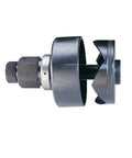 Slug Out Mechanical Knockout Set For 2.5 Inch Conduit And 2.915 Inch Hole, showing contractor punch die kit with drive screw and bearing.