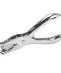 Heavy Duty Metal Single Hole Puncher For 8 Sheet Capacity With 6mm Punch Diameter And 16mm Throat Depth Slim Handle Plier Style