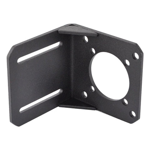 Alloy Steel Mounting Bracket For NEMA 23 Geared Stepper Motor ST M2 Economy Model With Extra Mounting Holes And Plastic Spray Finish