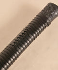 Close-up of handle on Heavy Duty Polypropylene Practice Sword For Martial Arts Training With Durable One Piece Blade And Sheath Safe.