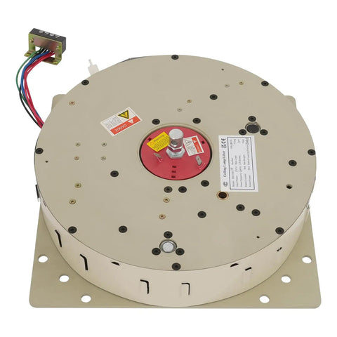 Heavy Duty Ceiling Light Hoist Lifter With Powerful 213W Motor And Remote Control Winch For Safe Fixture Maintenance Up To 330 Pounds base and motor assembly with wiring for remote operation.