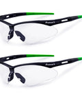 Pair of Clear Safety Glasses 2 Pack For Men And Women, Anti Fog And Scratch Resistant, ANSI Z87.1 Eye Protection, Lightweight Polycarbonate