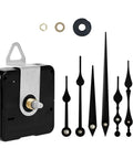 Battery Operated Silent Clock Movement Kit With Hands And Second Hand For DIY Clock Repair Replacement Mechanism Shaft 12mm displayed
