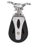 Nylon Swivel Sheave Block Head Pulley For Sailboats, Marine Grade 316 Stainless Steel, Plain Bearing, 20mm Wheel