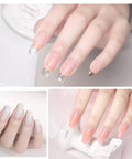 Poly Gel Nail Kit With UV Light Starter Kit For Beginners 6 Pcs Builder Gel Extension Set nail art showcase