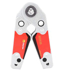Heavy Duty Adjustable Welding Magnetic Clamp For Pro Construction Work, 20 To 200 Degree Holder With Strong 22lb Pull Force And Wrench, showing red and silver design.