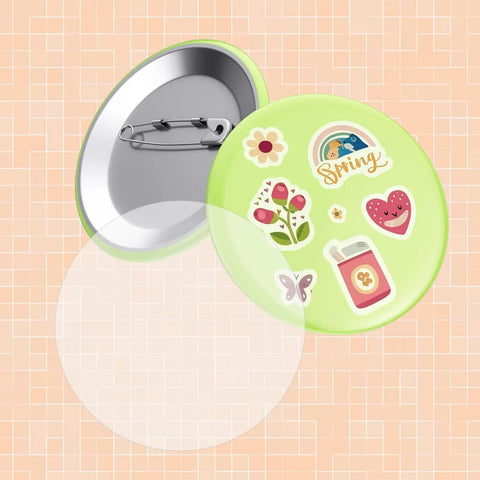 Clear Badge Film For Button Making 400 Pcs Protective PVC Shield For 58mm 2.25 Inch And 70mm 2.76 Inch Badges in use