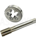 9/16-24 UNEF HSS Right Hand Tap And Die Set for machine work, pro grade, durable high speed steel with fast chip clearance